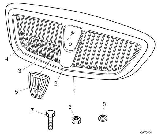 Rover 45 Radiator Grille from 5D637209