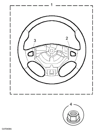 Rover 400/45/MG ZS Steering Wheel - No Remote Controls