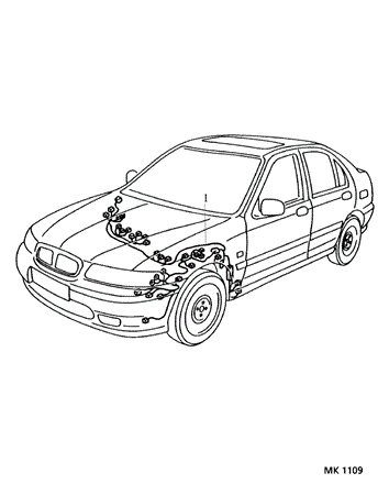 Rover 45 Main Harness - LHD Petrol Auto