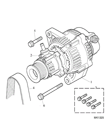 Rover 600 Alternator - 2000 Diesel - Except Air Con