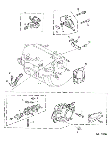 Rover 600 Throttle Body - 2300 Petrol