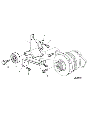 Rover 800 Early Alternator Fixings