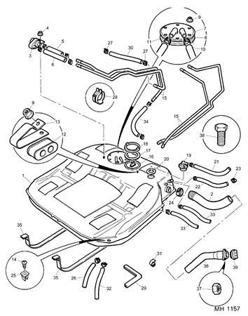 Rover 800 Early Fuel Tank Assembly - Diesel