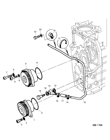 Rover 800 Late Oil Pump - 2500 Diesel