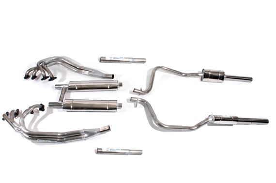 Triumph TR8 Stainless Steel Performance Sports Exhaust Systems - Twin Exit Quiet