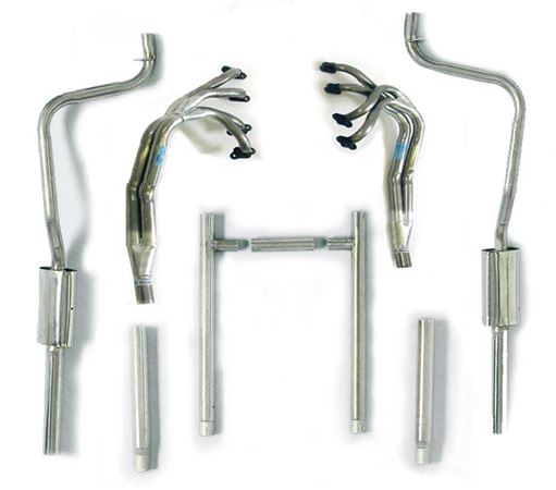 Triumph TR8 Stainless Steel Performance Sports Exhaust Systems - Twin Exit Noisy