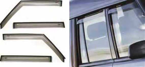 Land Rover Discovery 2 TD5 DA6071 Front and Rear Wind Deflector Set