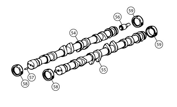 MGF and MG TF Camshaft - 1.6 and 1.8 Non VVC