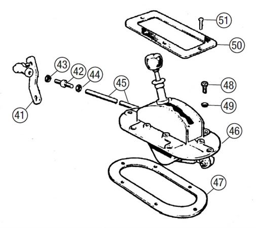 MGB Automatic Gearbox Selector Mechanism