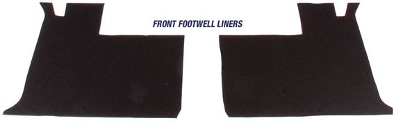 MGB Front Footwell Liners