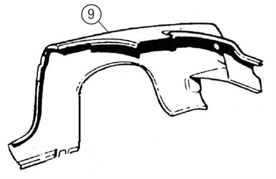 MGB Rear Wings - Roadster