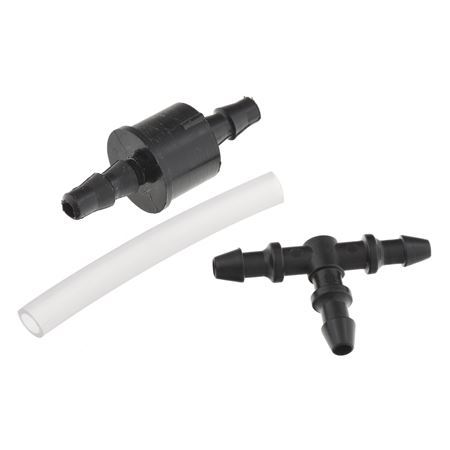 T PIECE&VALVE 4MM KIT