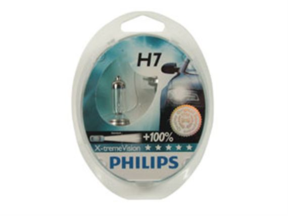 Philips X-Treme Vision H7 Bulbs - 12V 55W - Pair - XZQ000210XTVP