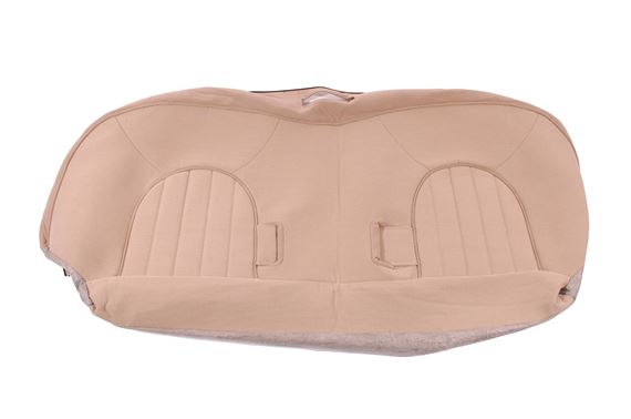 Cover assembly-rear seat fixed bench cushion - Sandstone - Classic - Axis and Tuscany - with piping - HPA002020SBR - Genuine MG Rover