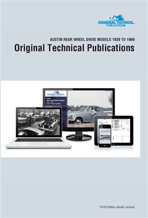 Digital Reference Manual - Austin Rear Wheel Drive Models 1939 to 1969 - HTP2021 - Original Technical Publications