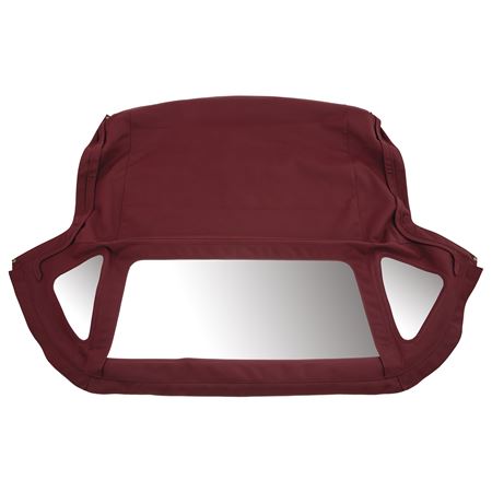 HZA5123MHR - HOOD COVER MOHAIR RED INC H/RAIL ZIP