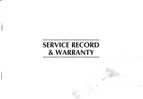 Service Warranty Booklet - XK8 & XKR - 1996-2011 - JJM10109970GR - OTP