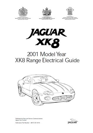 Electrical Guide - XK8 Range - 2001 - JJM10381410GR - OTP