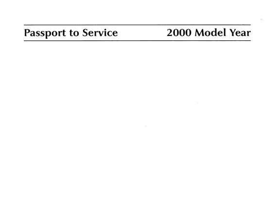 Passport-Service - XK8 & XKR - S-Type - 2000 - JJM18119900GR - OTP