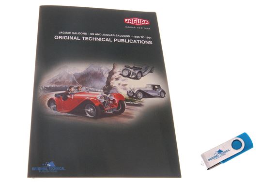 Digital Reference Manual - SS and Jaguar Saloons 1936 to 1961 - JTP1001 - Original Technical Publications