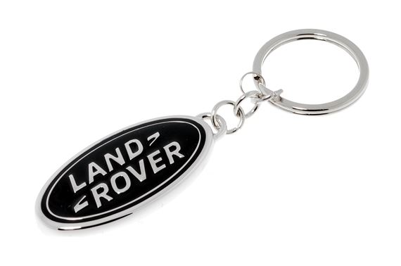 Land Rover Oval Key Ring Black - LDKR981BKA - Genuine