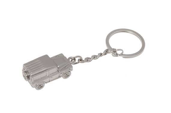 Land Rover Defender Key Ring Silver - LEKR323SLA - Genuine