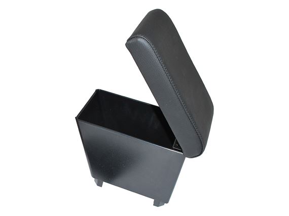 Cubby Box Armrest Black Eco Leather RHD/LHD - LF1104BLACKECOBP - Britpart