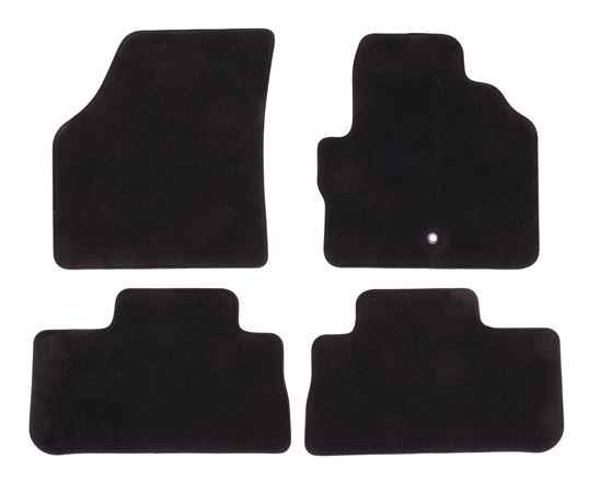 Carpet Mat Set RHD (4 piece) Black - LF1138BLACK - Aftermarket