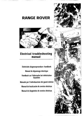 Electrical Trouble Shooting Manual - Range Rover Classic - 1995 - LHAEMENR95GR - OTP