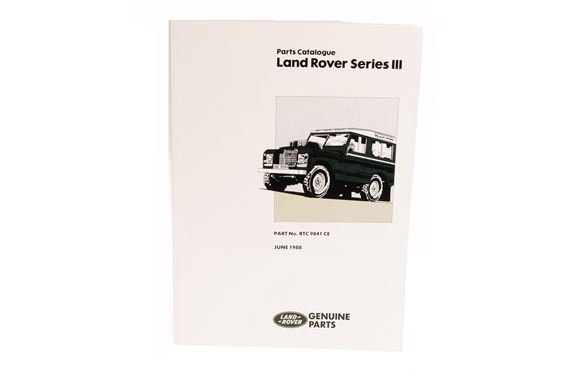 Land Rover Series III 88, 109 & 109 V8 Parts Book