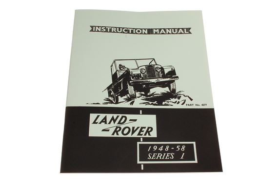 Owners Handbook Series 1 1948-58 - LL1040 - Brooklands