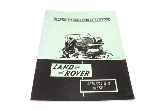 Owners Handbook Series I & II Diesel - LL1041 - Brooklands