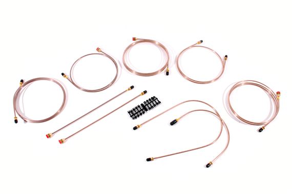 Brake Pipe Kit - Defender 90 LHD from HA701010 - LL1115LHDLATE - Automec