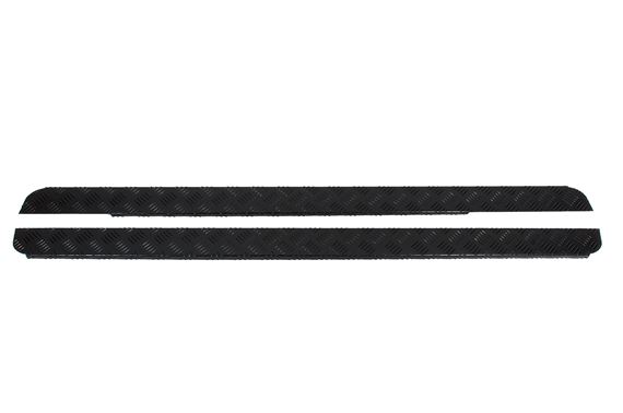 Chequer Sills - Pair - Black Finish - LL1261 - Aftermarket