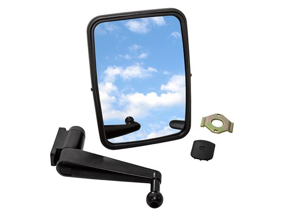 Mirror Head Convex & Arm Kit - LL1386BPSHORT - Aftermarket