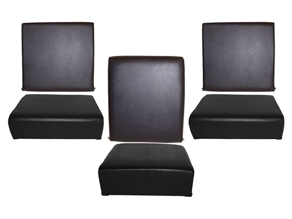 Front Seat Set (3 seats) Black Vinyl - LL1409STDBP - Britpart