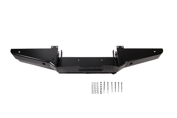 Winch Bumper Folded - Black Powder Coated 6mm Steel - LL1450ACWARN - Aftermarket