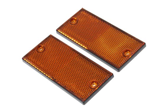 Amber Reflectors E Approved (pair) - LL1672A - Ring