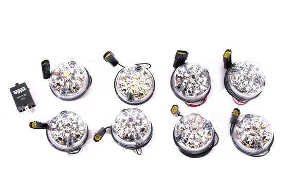 LED Clear Lamp Upgrade Kit 73mm (9pc) - LL1780DELUXE - Wipac