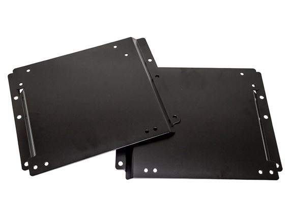 Front Seat Sports Mounting Plates Pair Black - LL1995 - Britpart