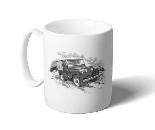thumbnail image 2 of Series Land Rover Mug #2 - 4WD 4x4 Humor Joke Funny Coffee Cup - Free Shipping 2 of 4