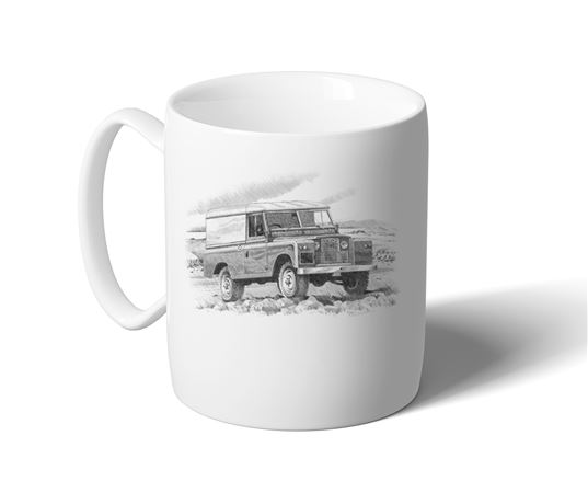 Series 2 Hard Top LWB MUG Black and White with Reg - LL2101BWMUG