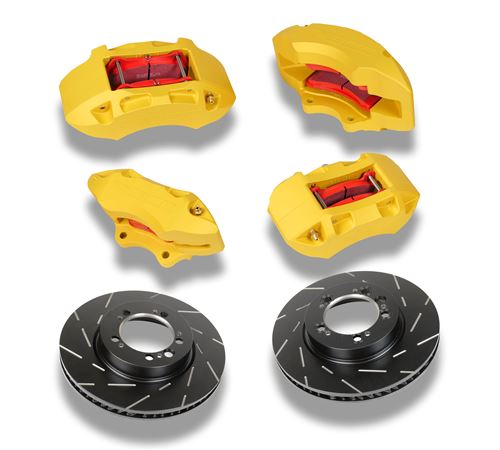 Ultimate Big Brake Conversion Kit - Yellow