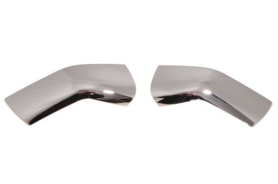 Door Mirror Covers (pair) Lower Chrome - LR003905 - Genuine