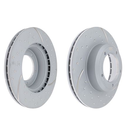 Brake Disc Front (pair) Vented 298mm - LR017952UR - EBC