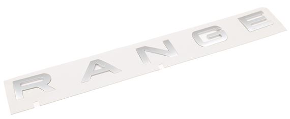 Front Badge - RANGE - Atlas Silver - LR030773 - Genuine
