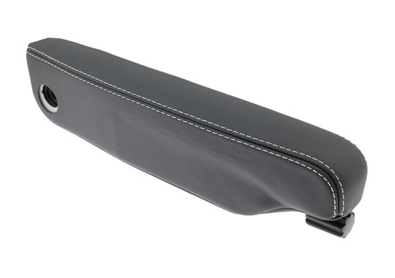 Armrest Assembly - Windsor Premium Leather - LH Seat - Ebony Black/Ivory - LR055816 - Genuine