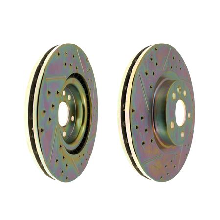 Brake Disc Front Performance (pair) Vented 325mm - LR059122BPUR - Britpart