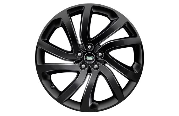 Alloy Wheel 9.5 x 22 Aero V Gloss Black - LR082900 - Genuine