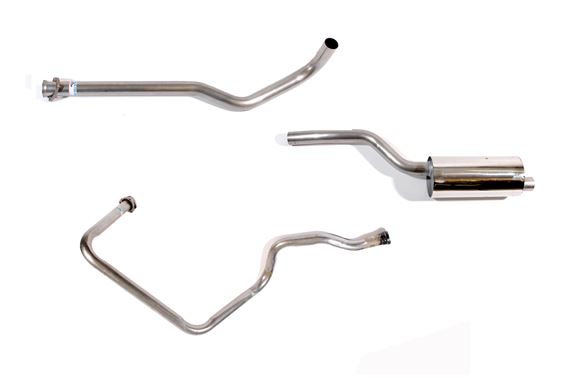 SS Exhaust System, large bore - LR1071LB